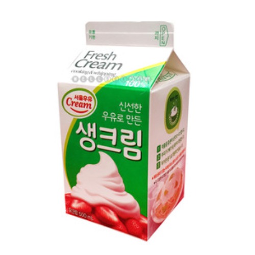 [1/28]서울우유 생크림(동물성) 500ml